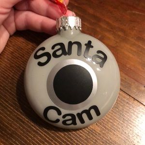 Santa can ornament